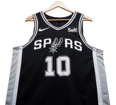 View full screen - View 1 of Lot 103. Jeremy Sochan San Antonio Spurs 2023-2024 Game Worn Icon Edition Jersey .