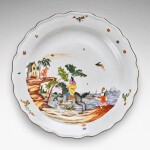 A Meissen 'Earl of Jersey service'-type dish, Circa 1735-40