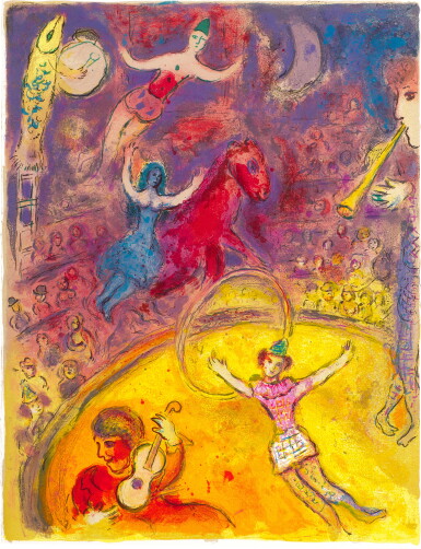 View full screen - View 1 of Lot 43. MARC CHAGALL | LE CIRQUE: ONE PLATE (M. 512; C. BKS. 68).