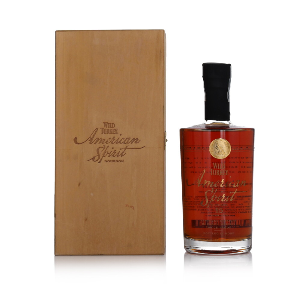 View full screen - View 1 of Lot 676. Wild Turkey American Spirit 15 Year Old 100 proof NV (1 BT 75cl).