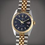 Reference 116233 Datejust A stainless steel and yellow gold automatic wristwatch with date and bracelet, Circa 2009