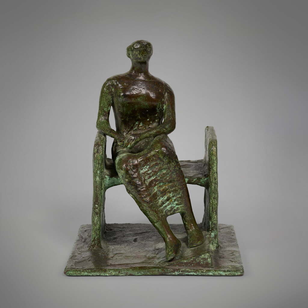 View full screen - View 1 of Lot 64. Seated Woman on Bench .
