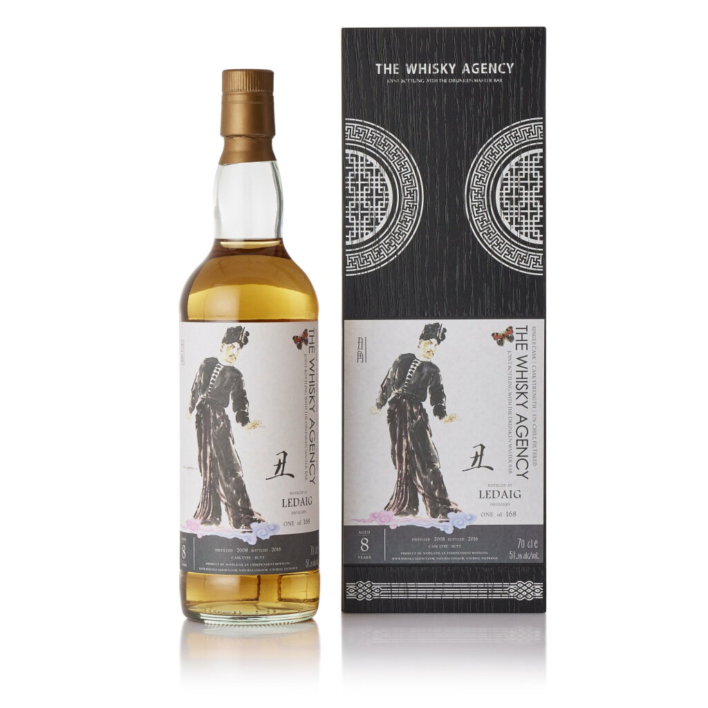 View full screen - View 1 of Lot 2314. Ledaig The Whisky Agency 8 Year Old 51.9 abv 2008 (1 BT70).