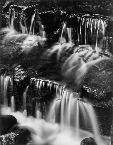 View full screen - View 1 of Lot 76. 'Fern Springs, Yosemite Valley' (Dusk).