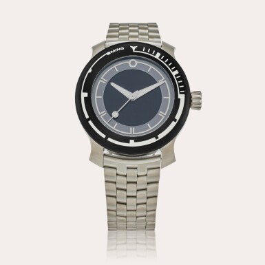 View full screen - View 1 of Lot 319. Reference 18.01 H41 Diver | A titanium and DLC-coated stainless steel automatic wristwatch with bracelet, Circa 2021.