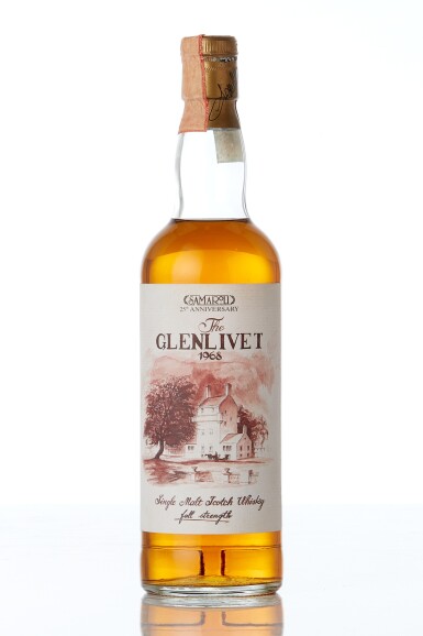 View full screen - View 1 of Lot 5510. Glenlivet Samaroli 25th Anniversary 49.0 abv 1968 (1 BT70) .