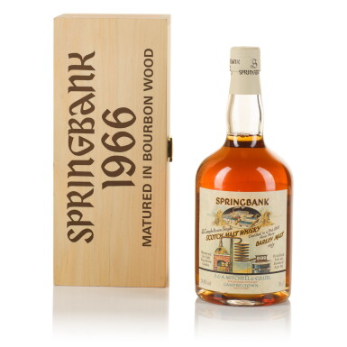 View full screen - View 1 of Lot 265. Springank Local Barley Cask #495 54.6 abv 1966 (1 BT 70cl).