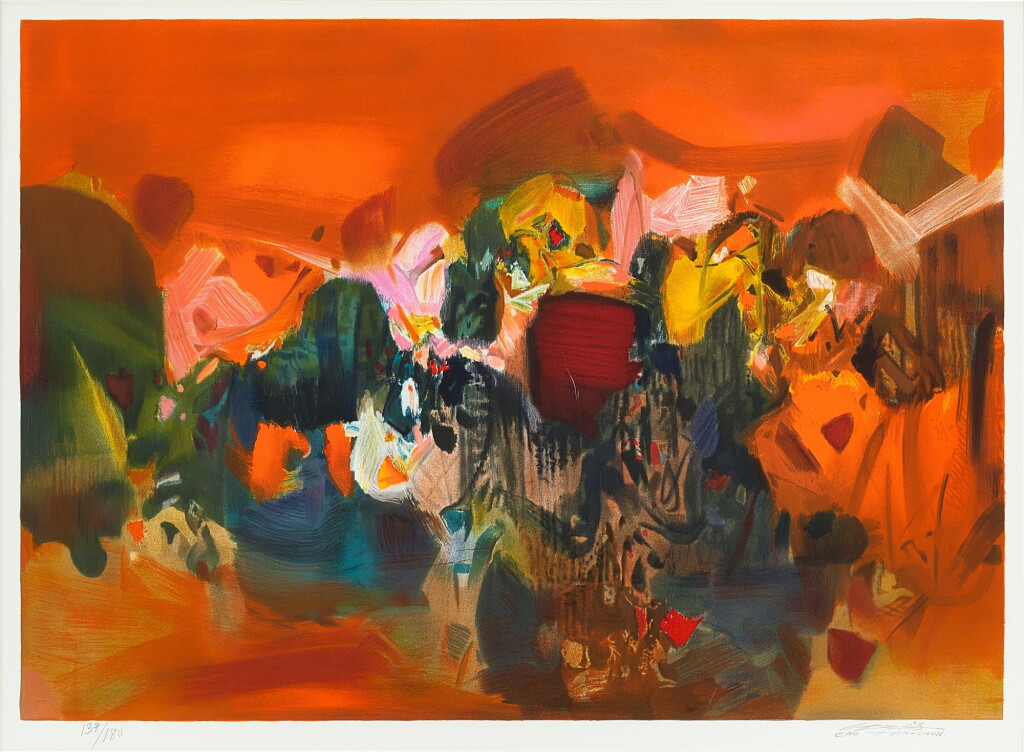 View full screen - View 1 of Lot 2030. Chu Teh-Chun 朱德群 | Splendid 燦爛.