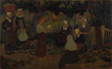 View full screen - View 1 of Lot 562. Halte aux bouquets de fleurs.