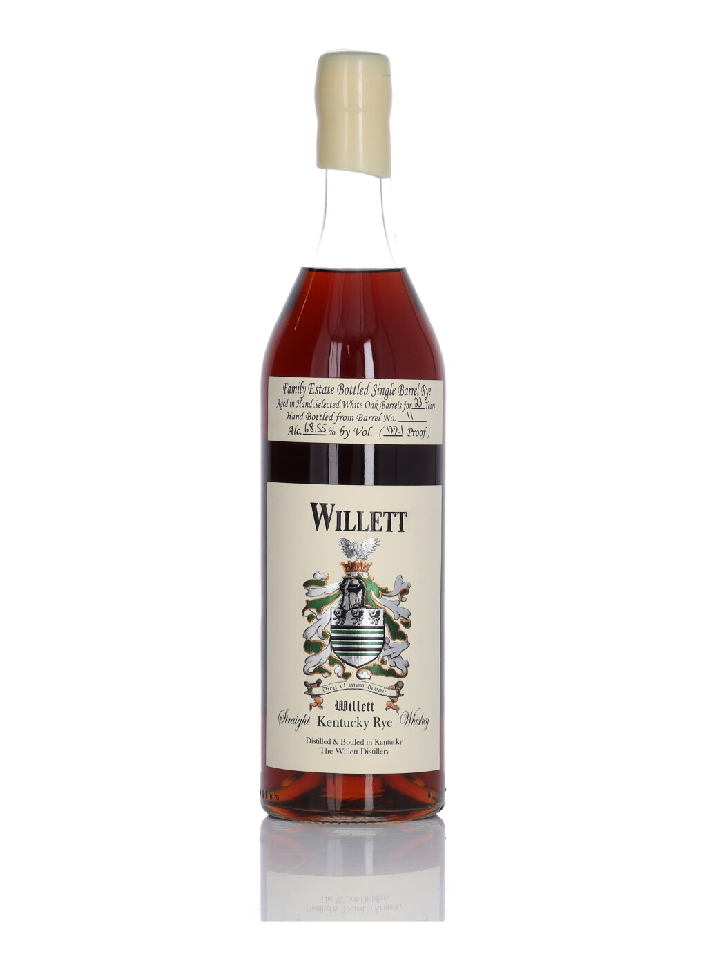 View full screen - View 1 of Lot 353. Willett Family Estate Single Barrel Rye #11 "The Iron Fist" 23 Year Old 137.1 Proof 1984 (1 Bottle 75cl).