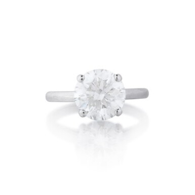View full screen - View 1 of Lot 72. Bague diamant | Diamond ring.