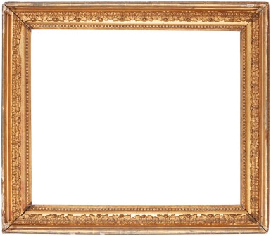 View full screen - View 1 of Lot 150. A charming late 18th century Italian carved giltwood 'Salvator Rosa' frame.