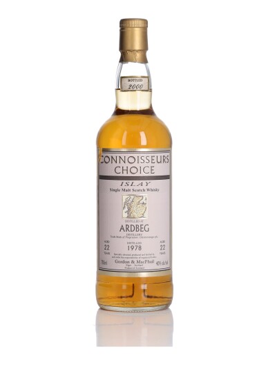 View full screen - View 1 of Lot 26. Ardbeg Gordon & MacPhail Connoisseurs Choice 22 Year Old 40.0 abv 1978 (1 BT 75cl).