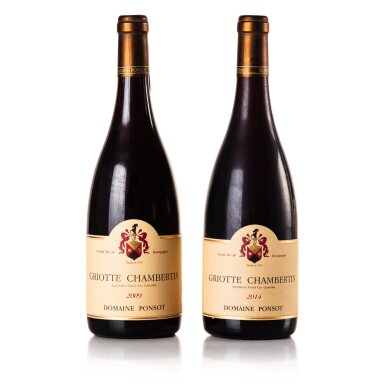 View full screen - View 1 of Lot 310. Griotte Chambertin 2009/2014 Domaine Ponsot (2 BT).