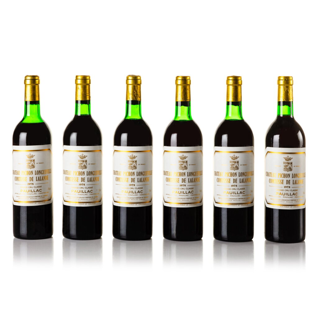 View full screen - View 1 of Lot 126. Château Pichon Longueville, Lalande 1978 (12 BT).