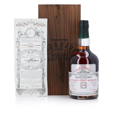 View full screen - View 1 of Lot 403. Speyside's Finest Douglas Laing Old & Rare Platinum 46 Year Old 58.8 abv 1965 (1 Bottle 70cl).