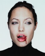 MARTIN SCHOELLER | ANGELINA JOLIE WITH BLOOD, 2000