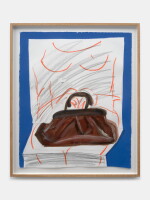 Untitled (Purse on Torso in Red)
