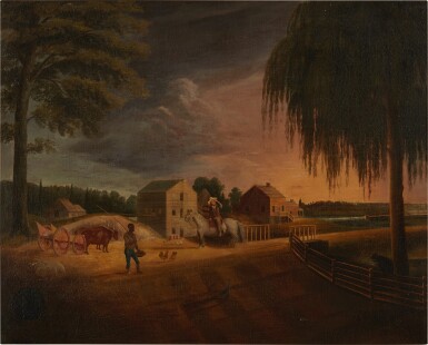 View full screen - View 1 of Lot 194. Old Grist Mill and Miller's Cottage.