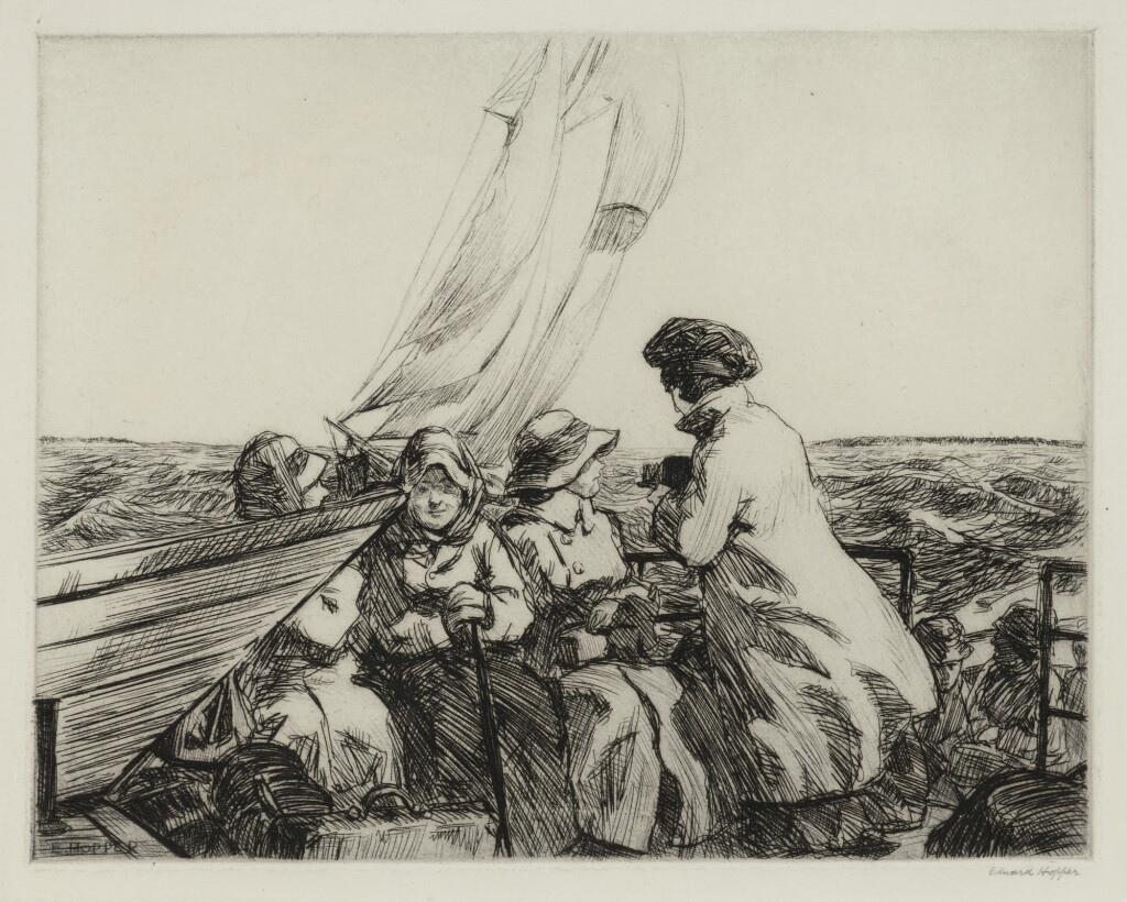 全螢幕檢視 - 查看15The Monhegan Boat (Levin 52; Zigrosser 19)的1