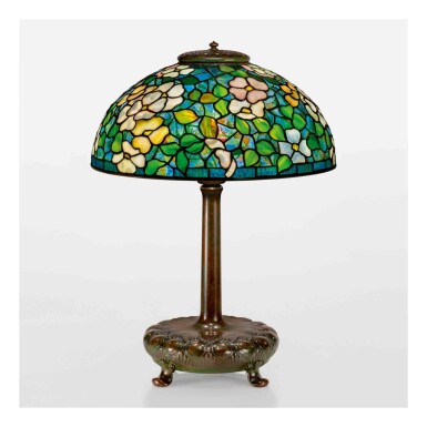 View full screen - View 1 of Lot 514. "Dogwood" Table Lamp.
