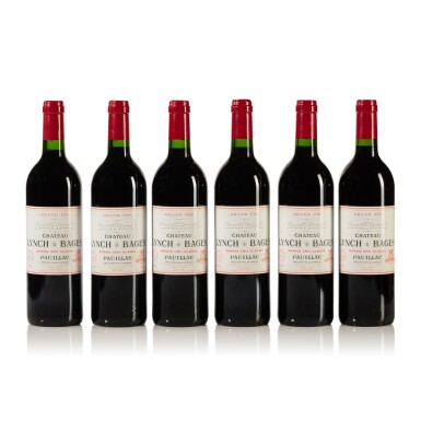 View full screen - View 1 of Lot 15. Château Lynch-Bages 1996 (6 BT).