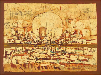 View full screen - View 1 of Lot 931. Cheong Soo Pieng 鍾泗濱 | Sunset 日落.