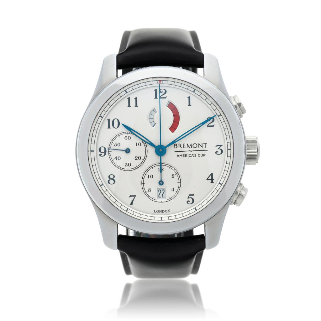 View full screen - View 1 of Lot 33. America's Cup A limited edition stainless steel automatic chronograph wristwatch with date, Circa 2017.