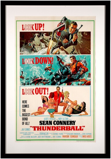 View full screen - View 1 of Lot 157. Thunderball (1965), U.A. First US release, December 1965.