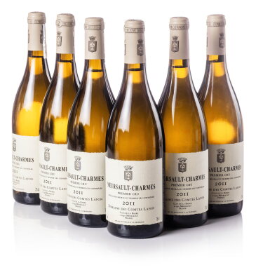 View full screen - View 1 of Lot 460. Meursault, Charmes 2011 Domaine des Comtes Lafon (6 BT).