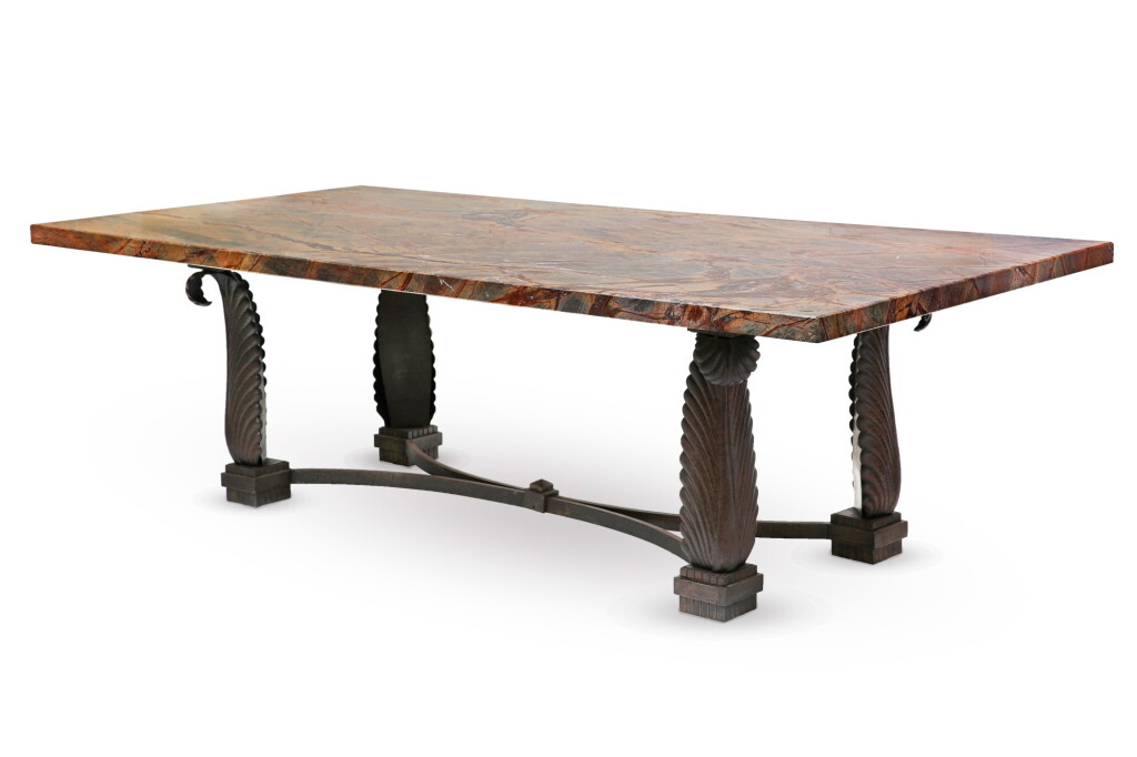 View full screen - View 1 of Lot 129. FRENCH SCHOOL | AN ART DECO DINING TABLE, CIRCA 1940 | TRAVAIL FRANÇAIS | TABLE DE SALLE À MANGER ART DECO, VERS 1940.