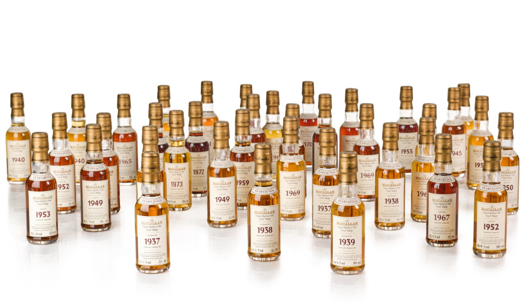 View full screen - View 1 of Lot 20. The Macallan Fine & Rare Miniature Collection (38 bt).