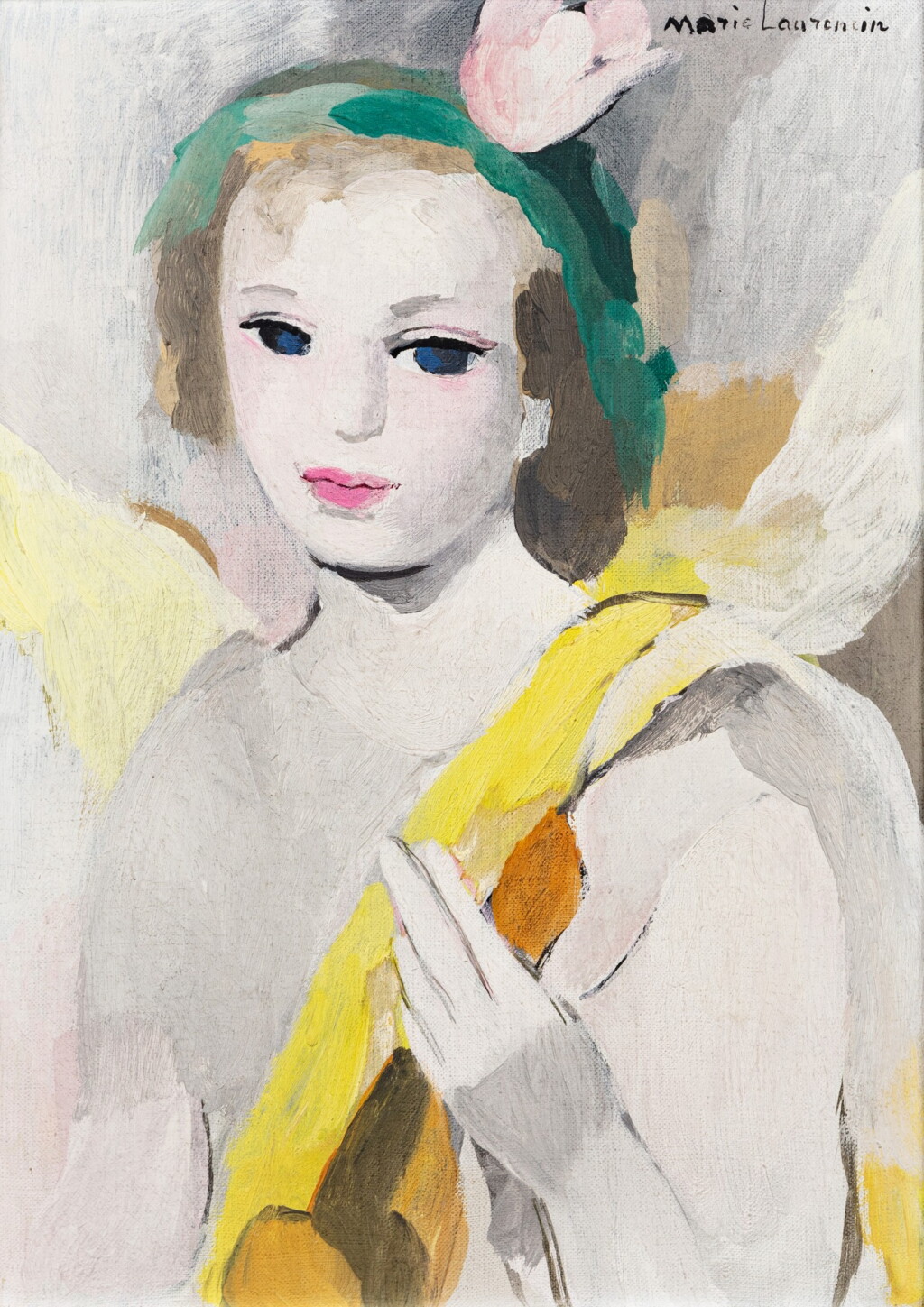 View full screen - View 1 of Lot 248. Jeune femme au chapeau.