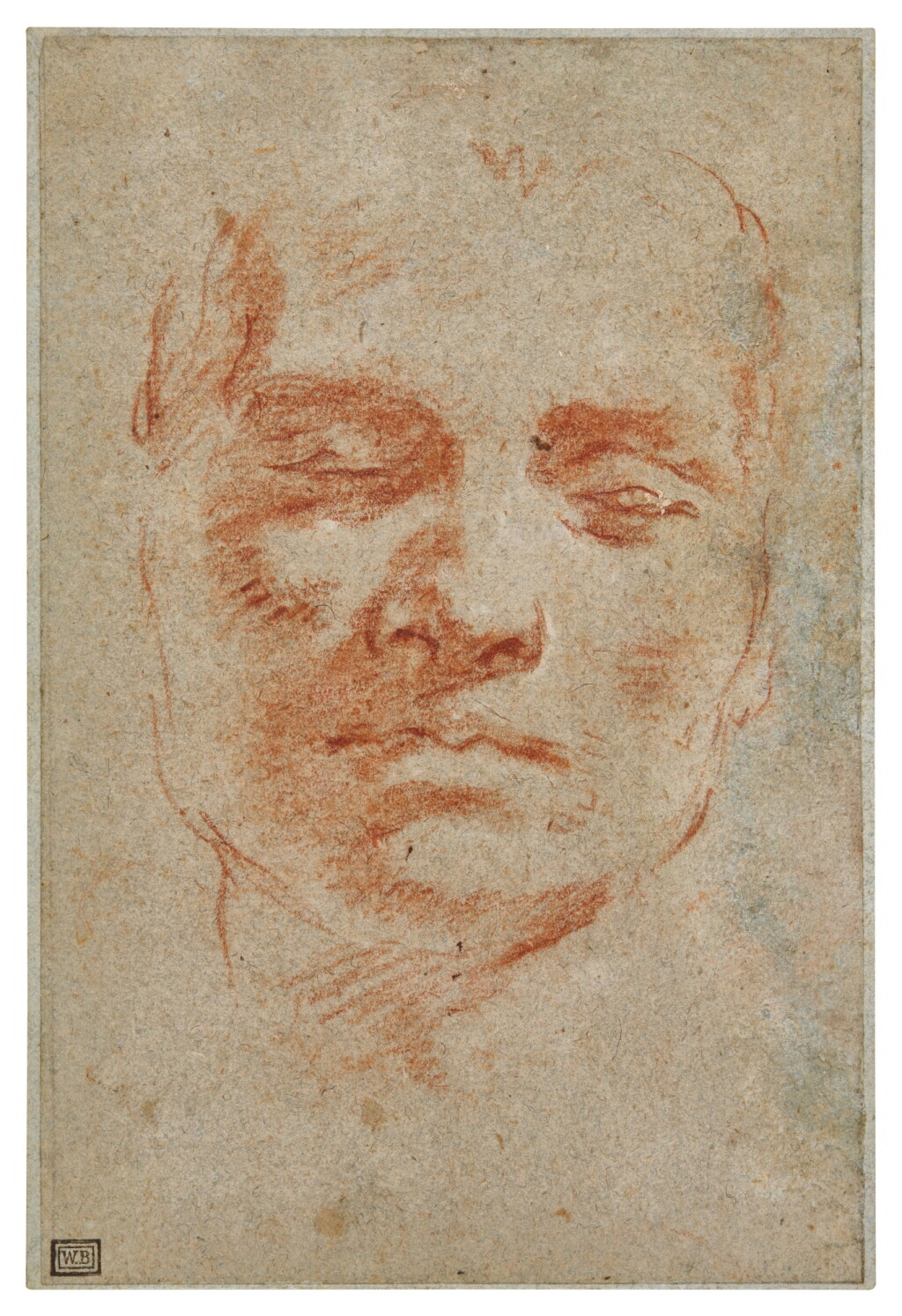 View full screen - View 1 of Lot 243. Head of a Man.
