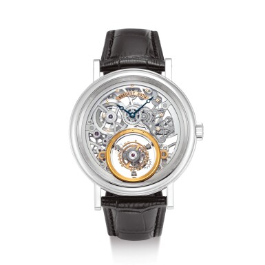 View full screen - View 1 of Lot 2159. BREGUET | TOURBILLON MESSIDOR, REFERENCE 5335 A PLATINUM SKELETONISED TOURBILLON WRISTWATCH, CIRCA 2008" | 寶璣 | Tourbillon Messidor 型號5335 鉑金鏤空陀飛輪腕錶,機芯編號5100,錶殼編號3076,約2008年製".