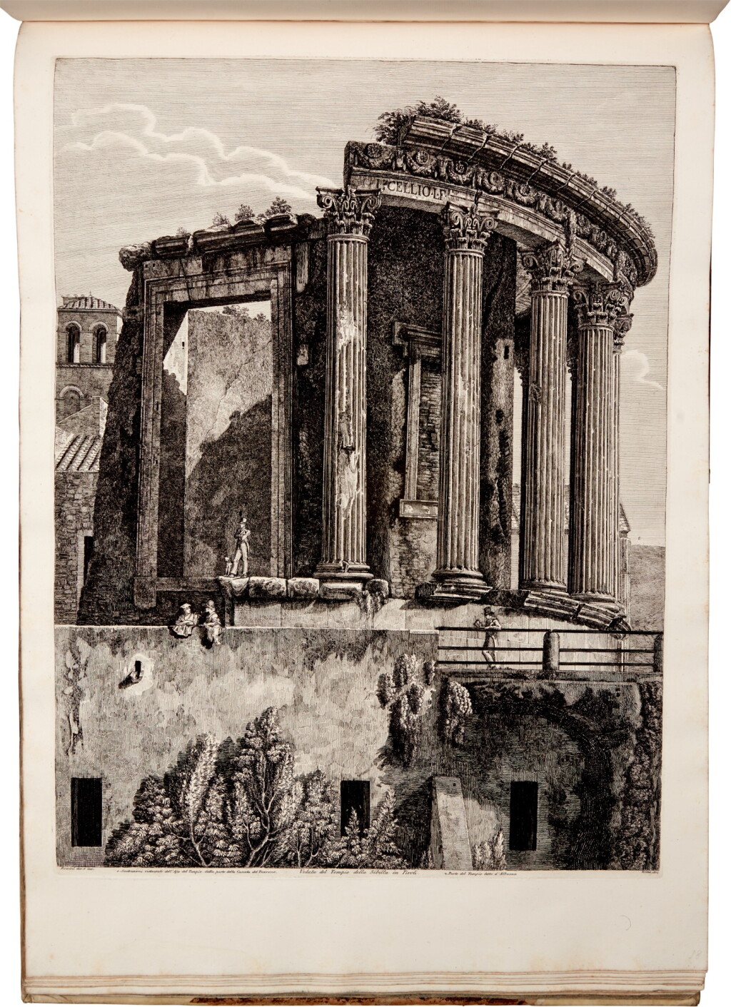 View full screen - View 1 of Lot 71. Luigi Rossini | Le antichita dei contorni di Roma, Rome, 1824-26, fine engraved views.
