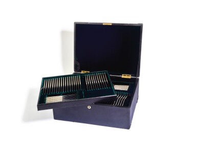 View full screen - View 1 of Lot 195. Elizabeth II table silver, Gerald Benney, London, 1967.