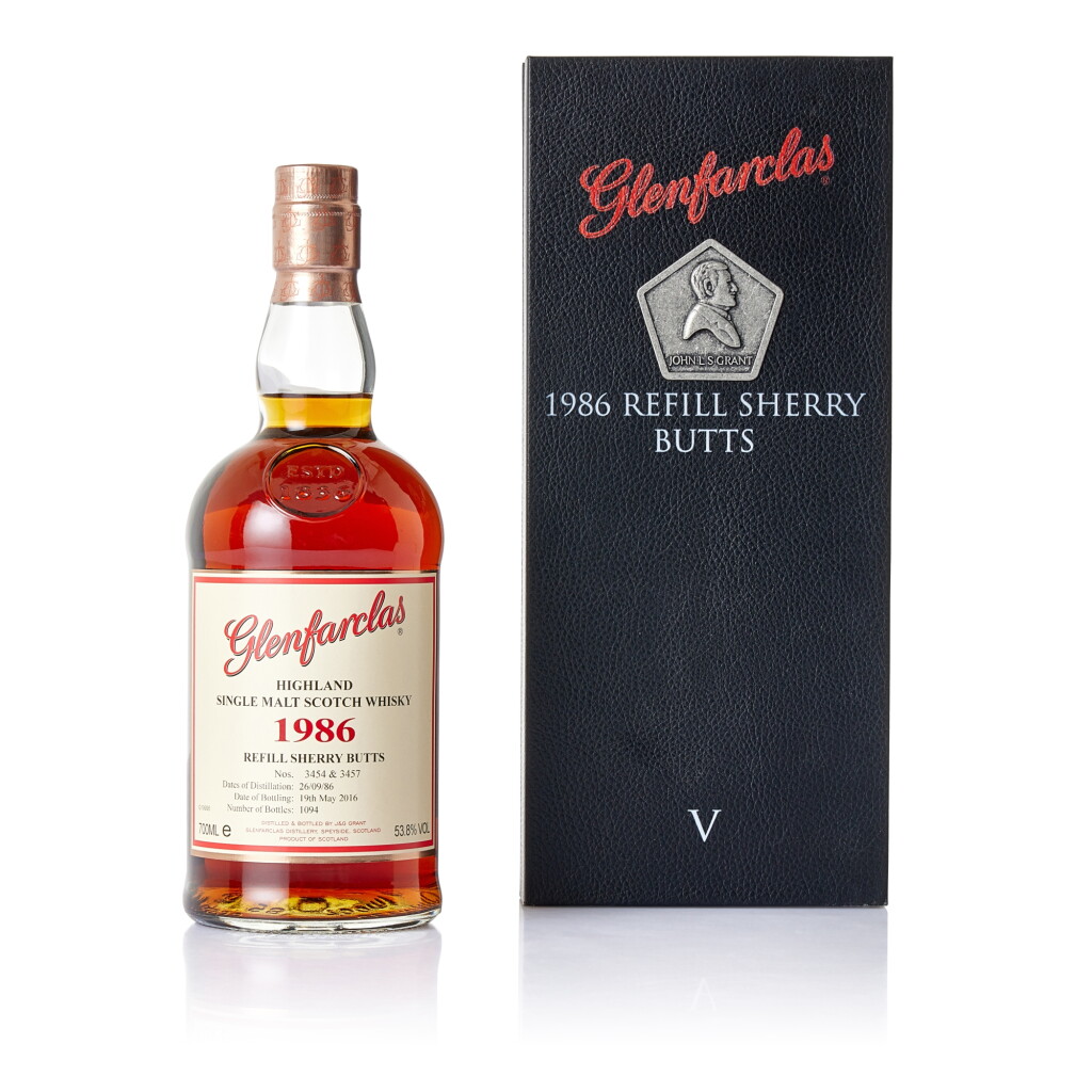 View full screen - View 1 of Lot 8227. Glenfarlas 1986 Cask #3454 & 3457 53.8 abv NV (1 BT70).