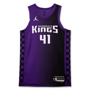 View full screen - View 1 of Lot 176. Trey Lyles Sacramento Kings 2024-2025 Game Worn Statement Edition Jersey.