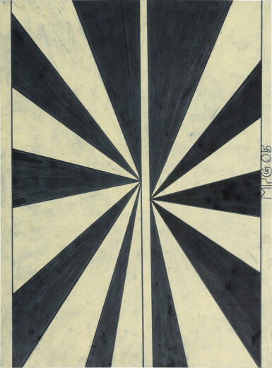 View full screen - View 1 of Lot 616. Untitled (Black and Cream Butterfly MPG 05).