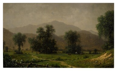 View full screen - View 1 of Lot 26. MARTIN JOHNSON HEADE | WHITE MOUNTAIN LANDSCAPE.