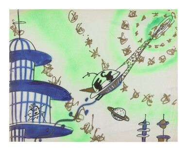 View full screen - View 1 of Lot 1067. KENNY SCHARF | UNTITLED.