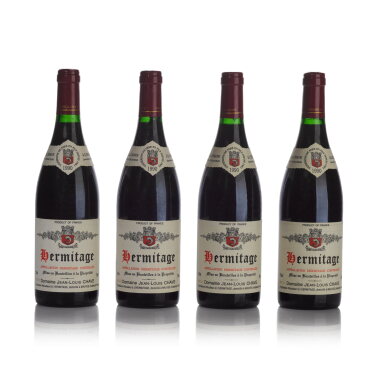 View full screen - View 1 of Lot 305. Hermitage Rouge 1990 Jean-Louis Chave (12 BT).