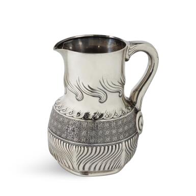 View full screen - View 1 of Lot 174. An American Silver Pitcher, Tiffany & Co., New York, Circa 1882.