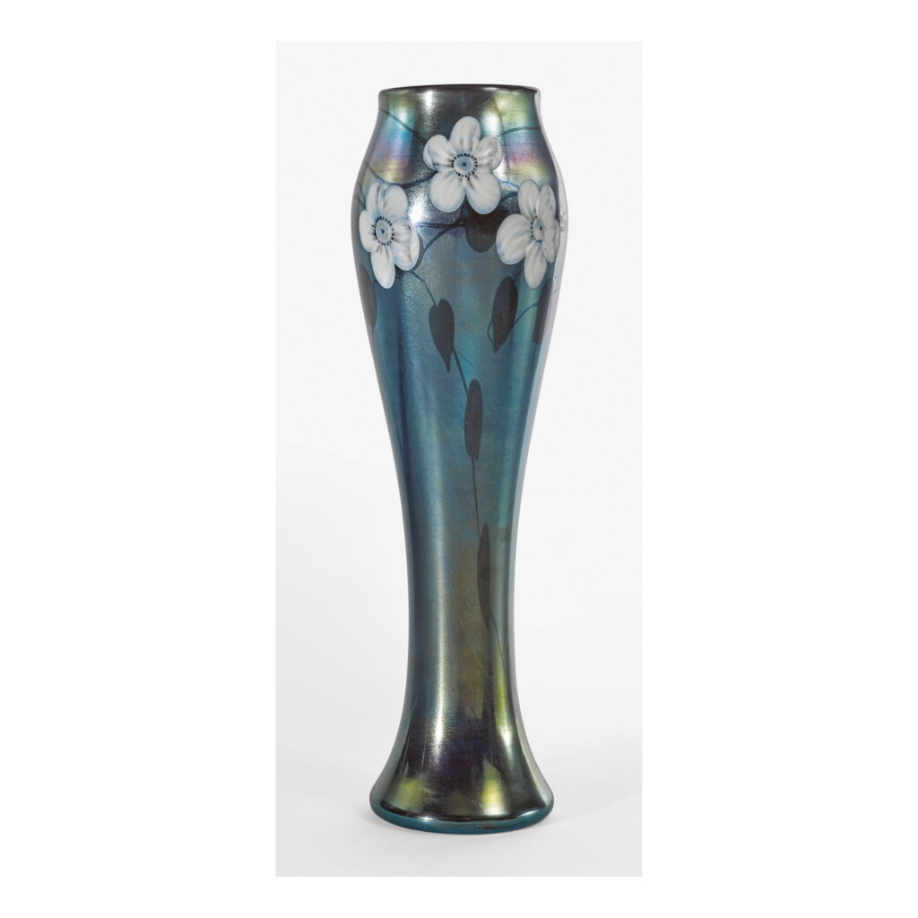 View full screen - View 1 of Lot 47. TIFFANY STUDIOS | CARVED CAMEO VASE.