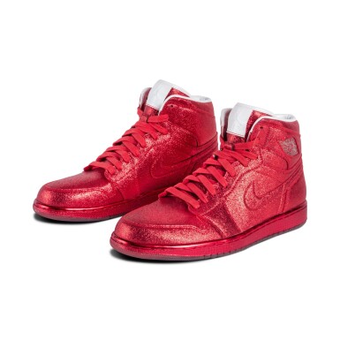 View full screen - View 1 of Lot 13. Nike Air Jordan 1 Retro High 'Legends of the Summer' Glitter | Size 10.