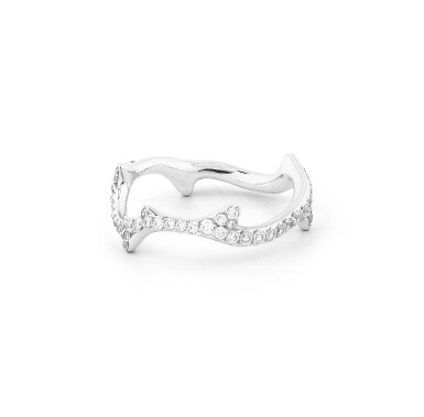 View full screen - View 1 of Lot 171. Bague diamants, "Bois de rose" | Diamond ring, 'Bois de rose'.