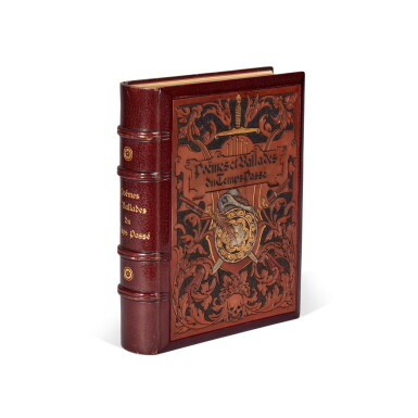 View full screen - View 1 of Lot 26. Christine de Pisan, and others | Poëmes et ballades du temps passé. Paris, 1902, with original illustration and bound by Meunier.
