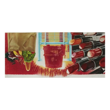 View full screen - View 1 of Lot 58. JAMES ROSENQUIST | HOUSE OF FIRE (GLENN 223).