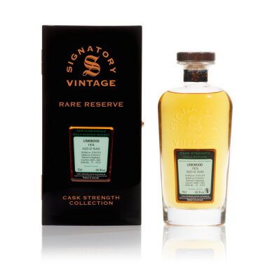 View full screen - View 1 of Lot 65. Linkwood Signatory Vintage Cask Strength Rare Reserve 42 Year Old 40.9 abv 1974 (1 BT70).